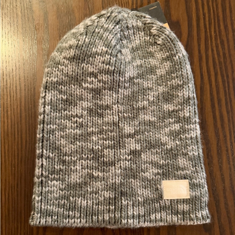 The North Face Gray Knit Beanie